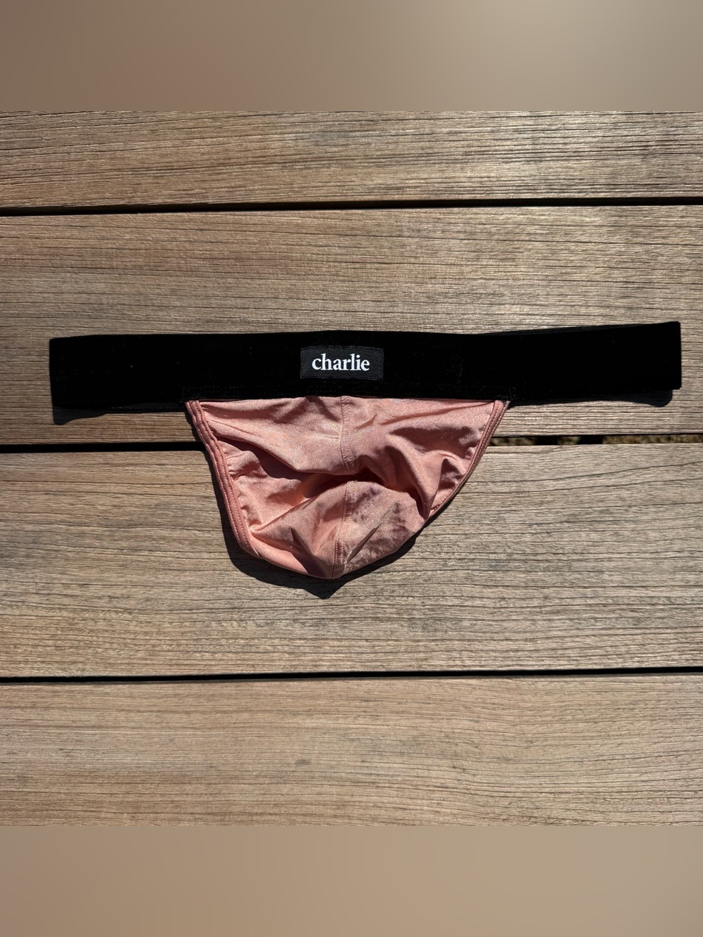 Charlie by MZ Classic Thong Peach Midnight Collection Large